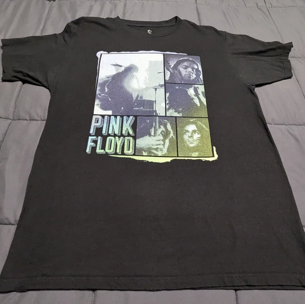 Pink Floyd Unisex Black Size Large Band T-shirt